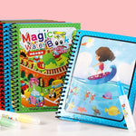 Magic Water Painting Book with Refill Pen