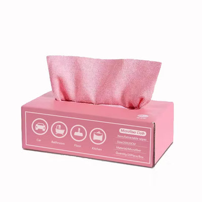 CleanMax Pack of 20 Premium Microfiber Wipes