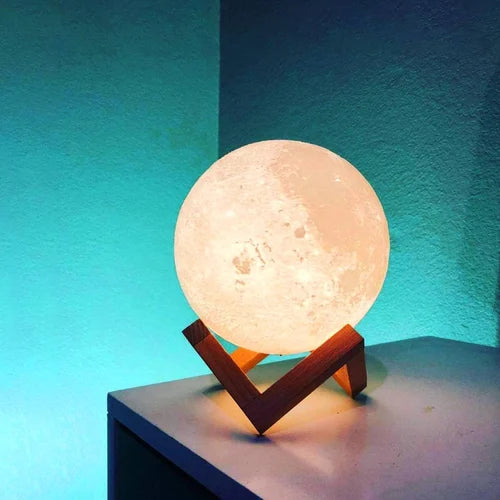 LunaGlow 3D Moon Lamp Light