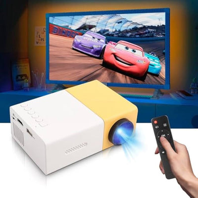 Portable LED Projector with HDMI and USB Port / Direct Power Size upto 60inches