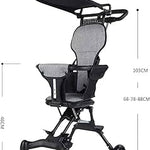 Kids Stroller 4 Wheels Foldable Trolley