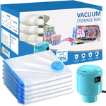 SpaceSaver Vacuum Storage Bags Set – 5 Bags with 1 Suction Pump
