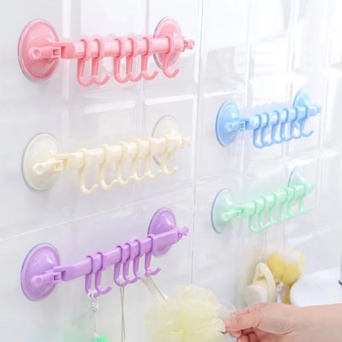 Multi-Purpose 6 Hooks Wall Organizer