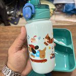 Hard Plastic Imported Quality Kds Lunch Box Set With Bottle
