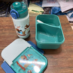 Hard Plastic Imported Quality Kds Lunch Box Set With Bottle