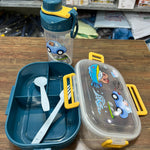 Hard Plastic Imported Quality Kds Lunch Box Set With Bottle