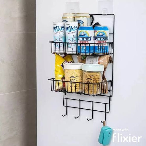 Bathroom And Kitchen Punch Corner Shelf