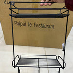Bathroom And Kitchen Punch Corner Shelf