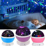 Led Rotating Night Light Projector Starry Sky Star Master Children Sleep Romantic Led Usb Projector Lamp Child Gifts
