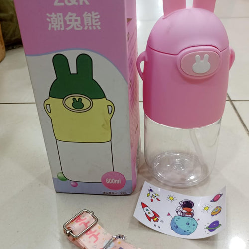 BunnySip Cute Rabbit Water Bottle for Kids
