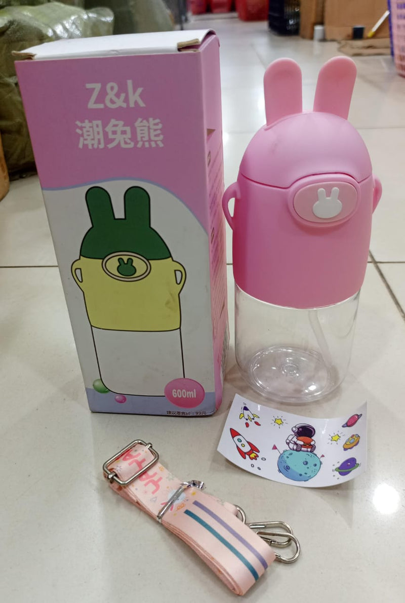 BunnySip Cute Rabbit Water Bottle for Kids