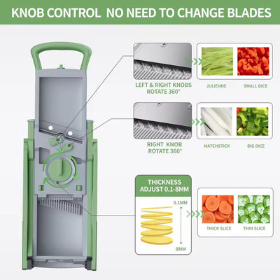 SliceMaster Pro Adjustable Mandoline Slicer