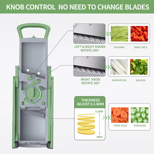 SliceMaster Pro Adjustable Mandoline Slicer