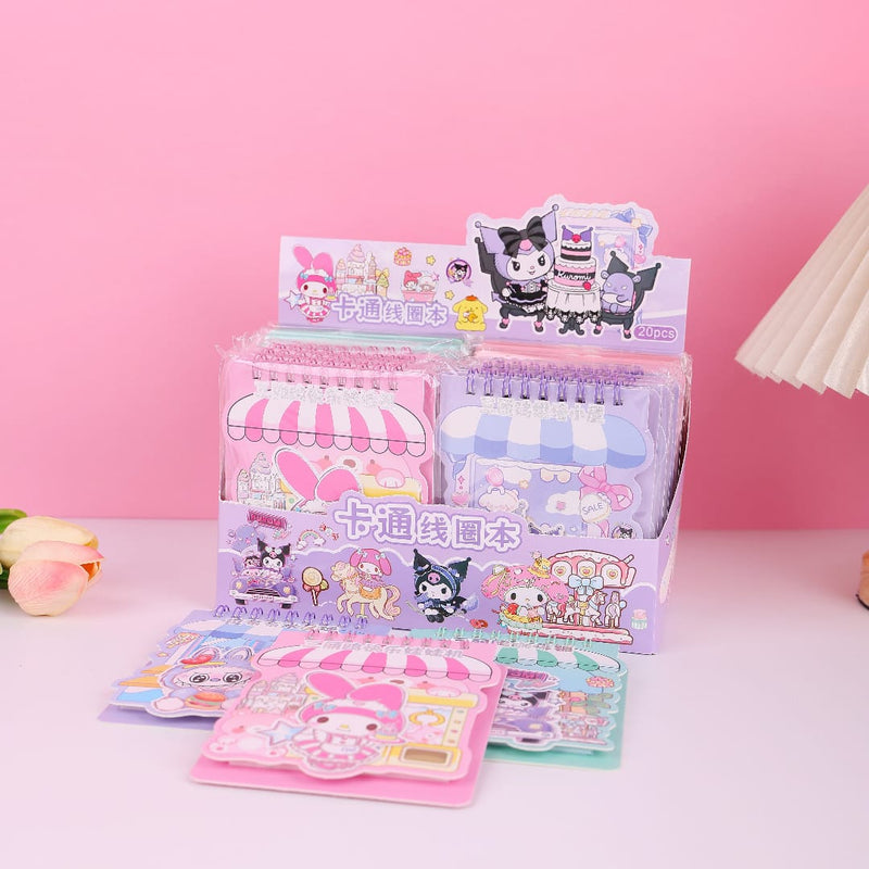 Kawaii Kuromi Sticker Diary Set with Beautiful Prints