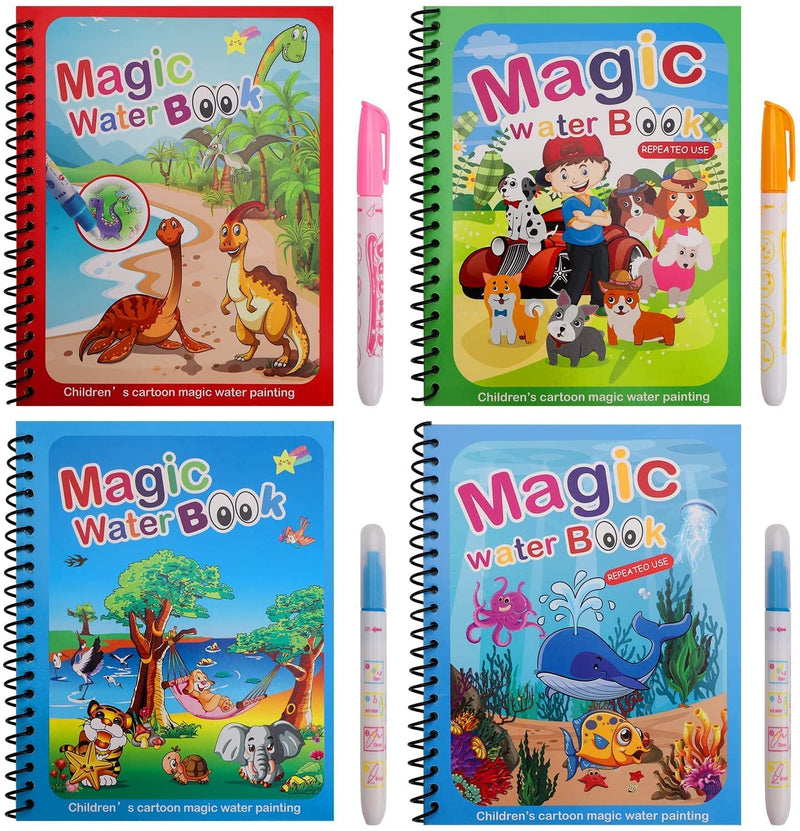 Magic Water Painting Book with Refill Pen